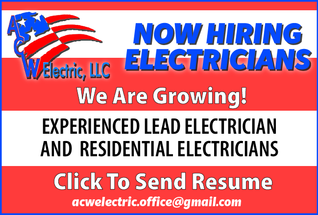 Now Hiring Electricians